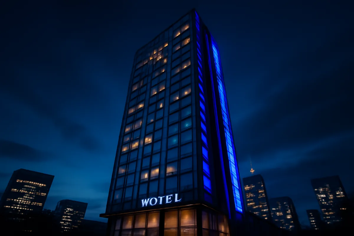 Außenansicht des Hotel Spieltheuteimmer & Casino